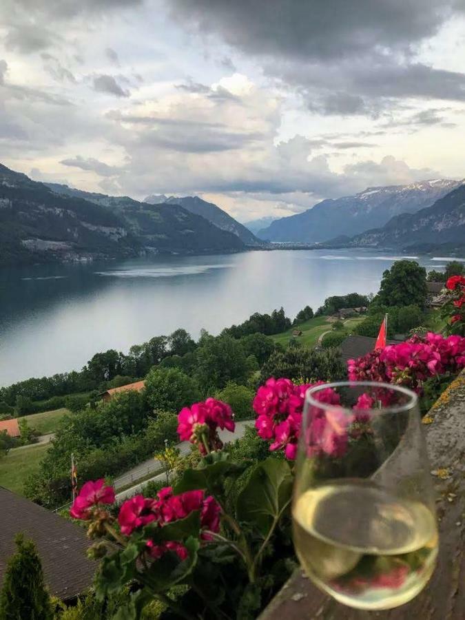 Traumhaftes Chalet Mit Seesicht Krattigen Zewnętrze zdjęcie